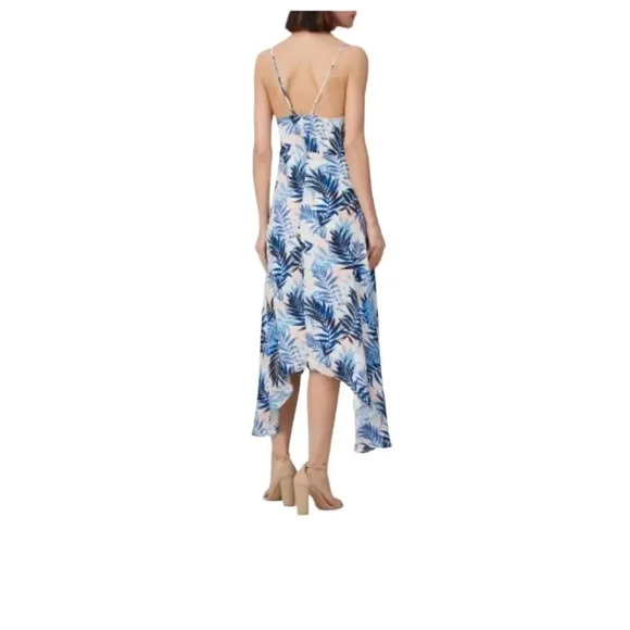 Slate & Willow Handkerchief Hem Sun Dress V-neck Straps Sleeveless Asymmetric S - Picture 2 of 14